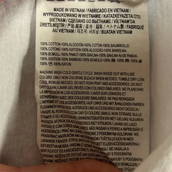 Cropped vans long sleeve size small - Picture 4 of 4